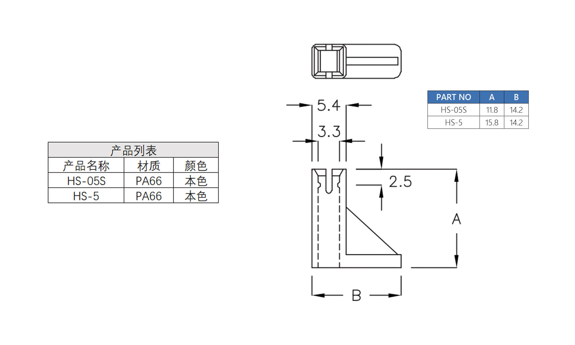 防尘塞 HS-05S 5